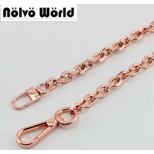 1pc 5pcs 10pcs 9mm Rose gold Plating Cover Wholesale Chains Bags Purses Strap Replacement Handle Accessory Hight Quality