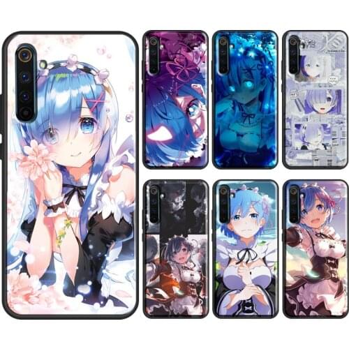 Anime RE ZERO Ram Rem For OPPO Realme 7 6 Pro X2 X7 C11 C3 GT Phone Cover For OnePlus 9 Pro 8 Pro 8T Nord Case