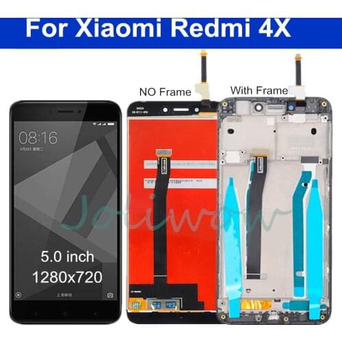 5.0" For Xiaom Redmi 4X Display Touch Screen with Frame For Redmi 4X LCD Display Touch Panel Assembly Repair 4X LCD Screen