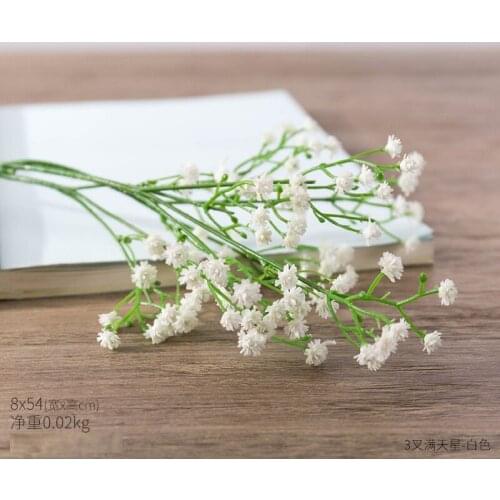 DIY Artificial Bouquet Decoration Gypsophila Plants Star Flower Wedding Artificial Flowers Home Decor Fake Gypsophila chrysanth