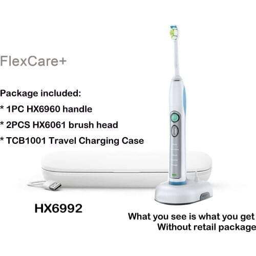 Philips Sonicare Flexcare+ Electric Toothbrush HX6950 Electric Toothbrush HX6910 HX6920 HX6930 w/o Retail box