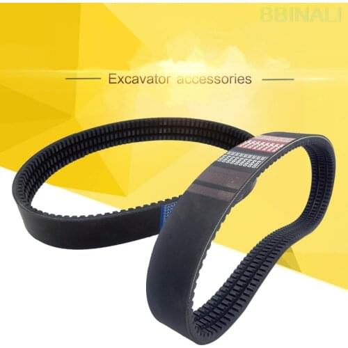 For HITACHI ZX ZAX330 350 6hk1 8480 Excavator fan belt engine triple belt excavator accessories