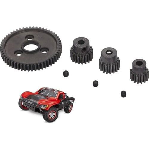 Alloy Steel Metal Spur Gear 54T 15T 17T 19T Motor Gears for Traxxas Slash 4x4 E-Revo