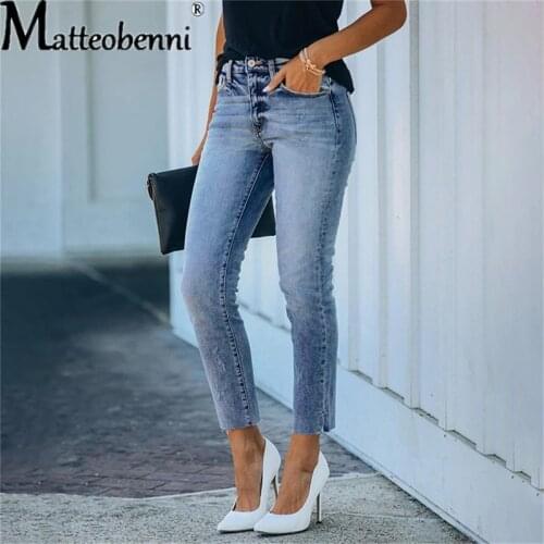 Женские укороченные джинсы Matteobenni China At AliExpress