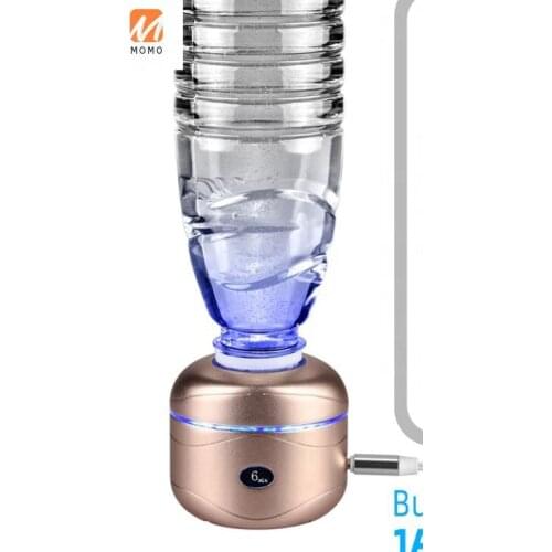 Mini hydrogen water generator for water bottles Portable inhale Hydrogen Device OLED display water
