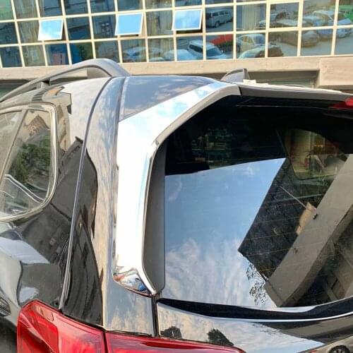 For Subaru Forester SK 2018 2019 2020 ABS Chrome Exterior Accessories Rear Window Side Triangle Decoration Cover Trim Styling
