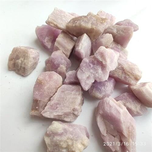 Natural Purple Spodumene Kunzite Rough Stone Mineral Stones Healing Decor Minerals