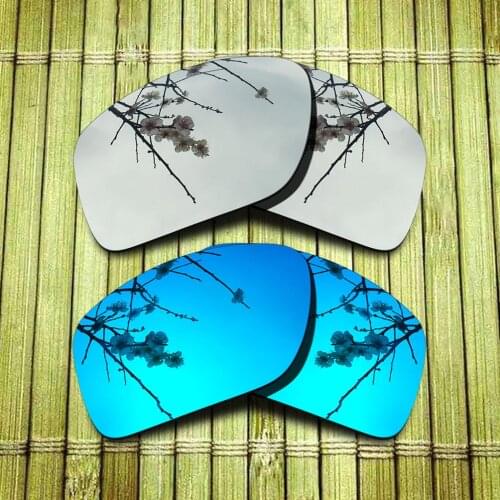 Polarized Replacement Lense For-Oakley Gibston Sunglasses Frame - Chrome & Blue Combine Options