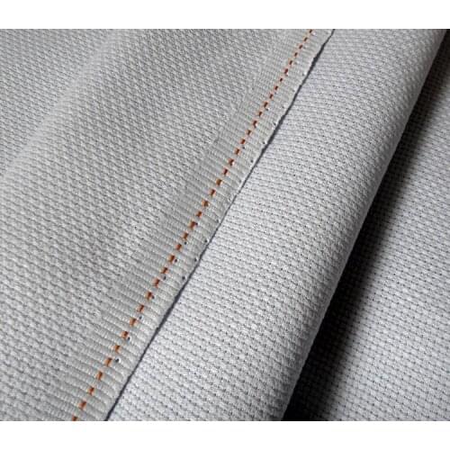 DOVE grey Cross Stitch Fabric White/Black/Red/Off-white 50X50cm 14 Count (14 CT) Best Quality Free Shipping Aida Cloth