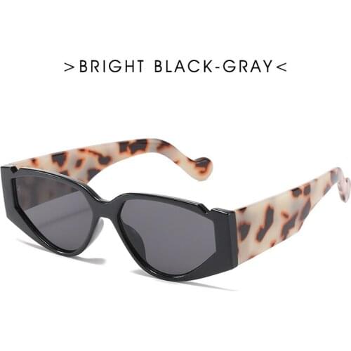Sunglasses 2020 Womens Glasses Retro Vintage Sun Glasses Cat Eye Lenses Sun Leopard Eyeglasses UV400 Plastic Female Eyewears