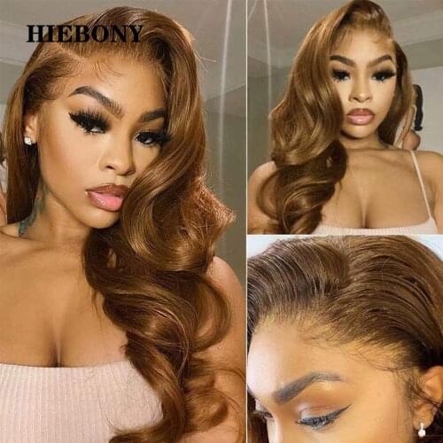 Blonde Body Wave Lace Front Human Hair Wigs with Baby Hair Brazilian Hair 13x6 Body Wave Lace Front Wigs Bleached Knots Lace Wig