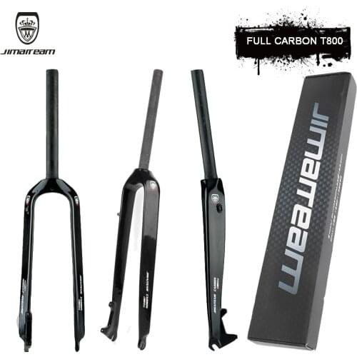 JIMAITEAM Bicycle Front Fork Mountain Bike Front Fork Road Bike Front Fork Carbon Fiber Front Fork Bicycle Accessories