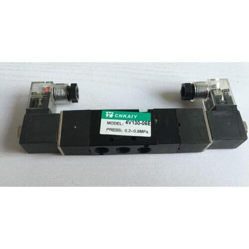 Air Solenoid Valves 4V130-06E 3 Position 5 Port Pneumatic Control Valve