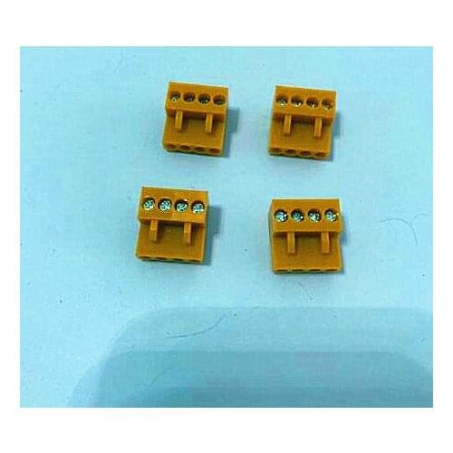 10sets Plug-in PCB terminal block HT3.96 plug hole orange 2/3/4/5/6/7/8 ~ 12P Straight needle seat