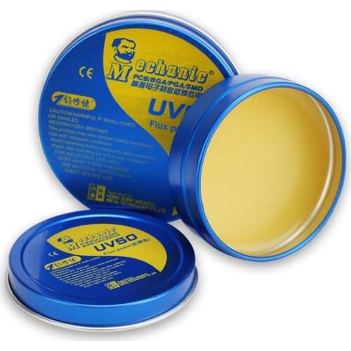 10Pcs/lot MCN-UV80/50 Paste Flux No-clean BGA Solder Rosin Flux Electric Soldering Iron Welding Fluxes For PCB/BGA/PGA/SMD