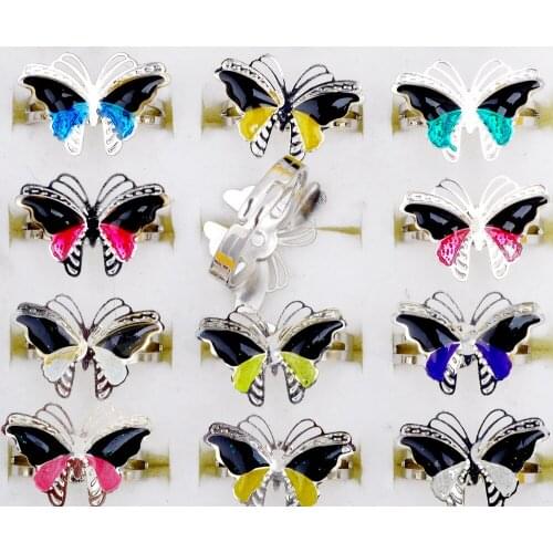 10pcs wholesale mood rings lot Opening adjustable child girl women accessories ring cross rings ring mood rings for kids