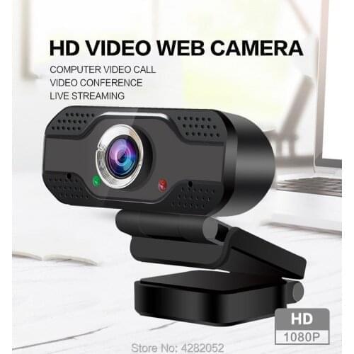 100pcs 1080P Webcam HD Computer PC USB Webcam with Microphone Rotatable Cameras for Live Broadcast Video Calling Conference Work
