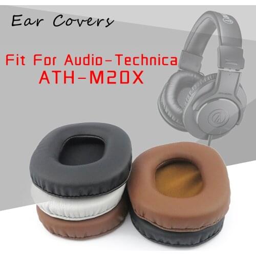 Ear Covers Earpads For Audio Technica M20X ATH-M20X Headphone Replacement Earpads Ear-cushions