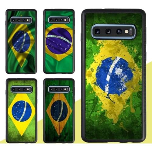 Brazil Flag Case For Samsung Galaxy A51 A71 A31 A21S A20e A50 A70 M31 M21 S9 S10 S20 Plus Note 20 Ultra