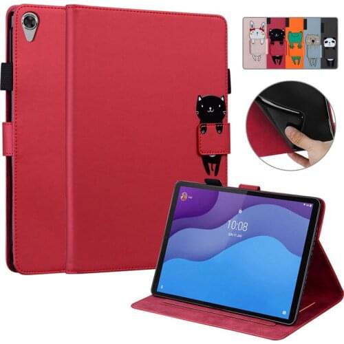 For Lenovo TB X306F Tablet Case Kawaii Cartoon Flip Wallet Cover Funda For Lenovo Tab M10 HD Case 2nd Gen TB-X306F TB-X306X 10.1