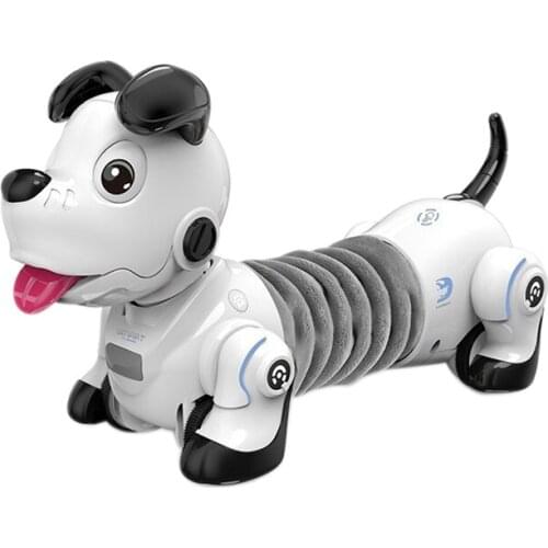 Electric Infrared Remote Control Dachshund Robot Dog Wireless Follow Electronic Pet Childrens Toy
