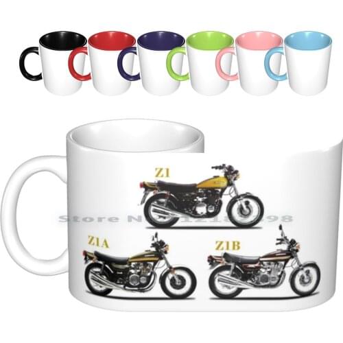 The Z1 Classic Motorcycle Collection Ceramic Mugs Coffee Cups Milk Tea Mug Z1 Z1a Z1b Motorcycle Motorcycle Vintage Transport