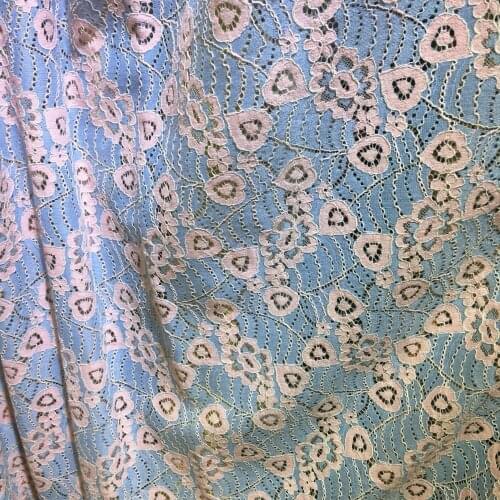 LASUI 1 yard/1 lot new multicolor cord embroidery lace fabric French lace for diy Weeding Dress Accessories C0208