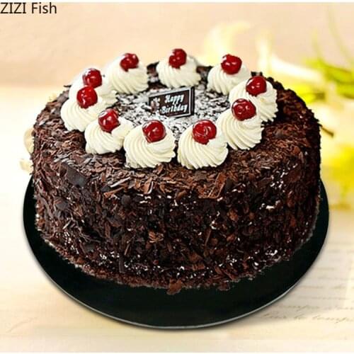 Cake model chocolate manual simulation Birthday Cake model tool Plastic model Window Show Shooting props Wedding decoration