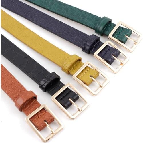 New PU Belts For Women Fashion Decoration Buckle Jeans Dress Cinturones Para Mujer