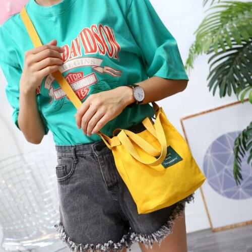 Origional Canvas Bucket Backpack Versatile Canvas Bag Handbag Over-the-shoulder Bag Mobile Phone Bag Womens Bucket Bag