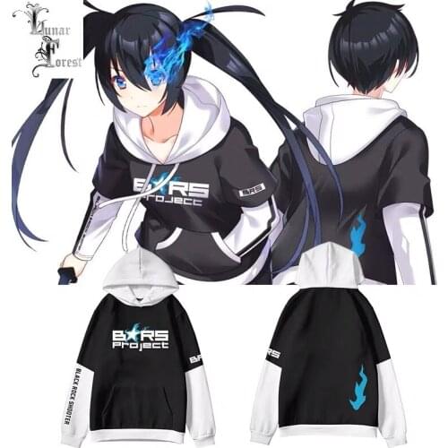 2021 BLACK ROCK SHOOTER 3D Printing Men/Women Autumn Fashion Japanese Hoodies Sweatshirt Long Sleeves Pollover Clothes