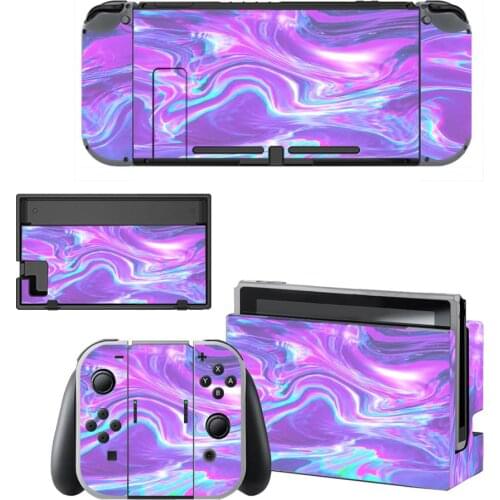 Marble Stone Screen Protector Sticker Skin for Nintendo Switch NS Console Dock Charger Stand Holder Joy-con Controller Vinyl