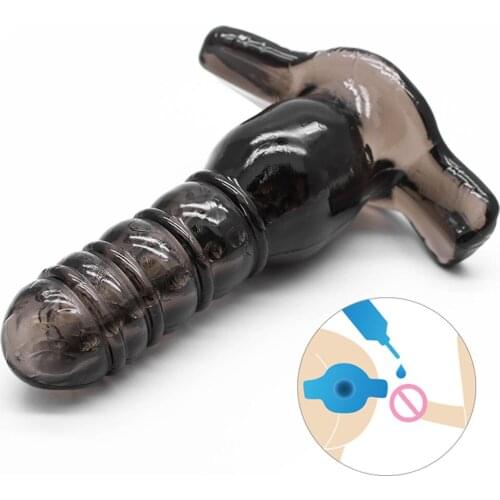 Hollow Anal Dilator Silicone Butt Plug Prostate Massager For Woman Men Gay Speculum Enema Shower Vaginal Cleaning Adult Sex Toys