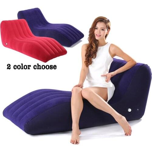 2019 Rushed S-Shaped Inflatable Air Sofa Sex Chair Adult Fetish Furniture Love making Position Bed Chairs For Couple Sex games