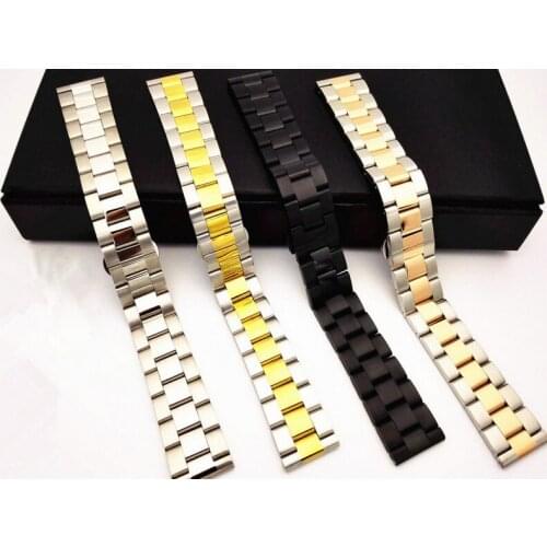 1PCS High quality 18MM 20MM 22MM 24MM Solid Stainless steel 304 watch strap Watch band men and woman watch bands-5141