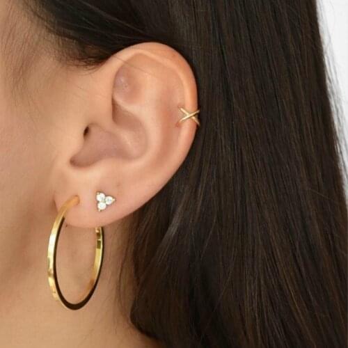 New Earrings Fashion Jewelry Earrings Personality Popular Earrings For Women Gold Hoop Earrings Set Ear Rings Wholesale