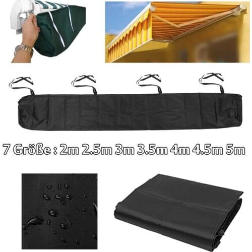 Outdoor Awning Waterproof Cover Dust Protection Cover Garden Canopy Camping Storage Bag Awning Various Size