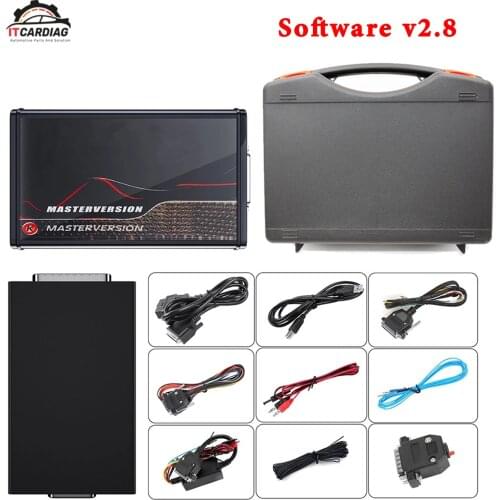 For Ktag V7.020 KESS V2.8 V2 V5.017 SW V2.25 v2.47 4 LED BDM Frame 22pcs Adapters K-TAG ECU Programmer with Toolbox