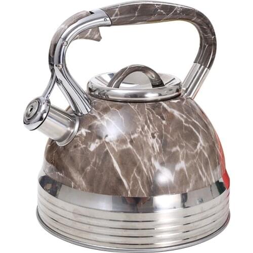 Keep Warm Chinese Heat Resistant Kettle Vintage Gas Kettle Teapot Stainless Steel Hot Water Whistle Metal Theiere Teapot EH50KE