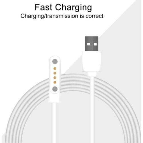 USB Power Charging Cable For Smart Watch Universal Charge 4 Pin Accessories Charging Cable Magnetic Strong charging 667F