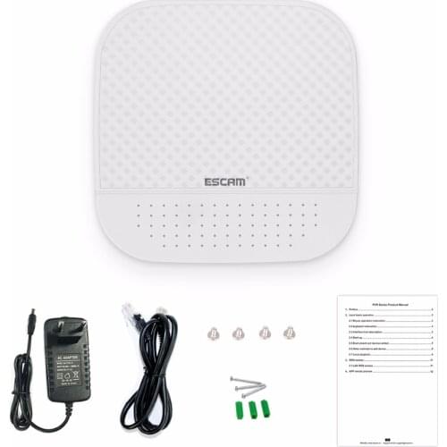 2018 New ESCAM PVR204 1080P 4+2CH ONVIF NVR with 2ch Cloud Channel For IP Camera System