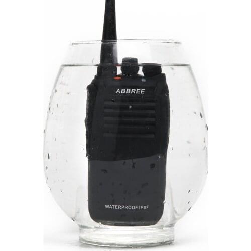 ABBREE AR-W300 IP67 Waterproof Dustproof 5W UHF 400-480MHz 2200mAh CTCSS/DCS DTMF VOX Function Walkie Talkie Professional Radio