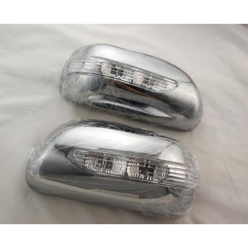 Car Accessories Chrome plated rear Mirror Door Cover With LED For Toyota Yaris 2005 - 2007 LED Mirror