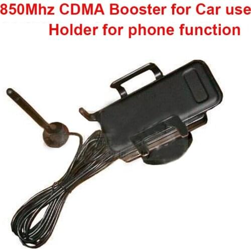 CAR use booster CDMA 850Mhz phone signal booster for car,CDMA 800mhz car repeater 2G booster for car w/ phone holder function