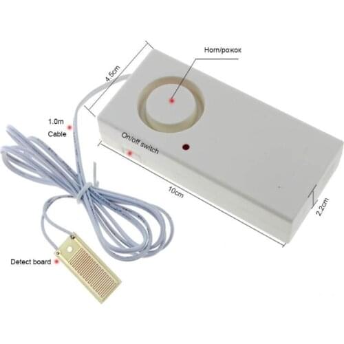 130dB Water Leakage Alarm Detector Water Alarm Leak Sensor Detection Flood Alert Overflow Home Security Alarm System