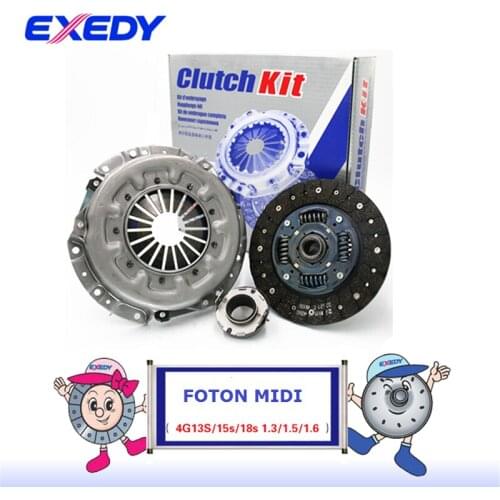 For Foton MIDI 4G13S/15S/18S 1.3 1.5 1.6 ORIGINAL Clutch Disc Clutch Plate Bearing Clutch Kit Set Three Pcs Set