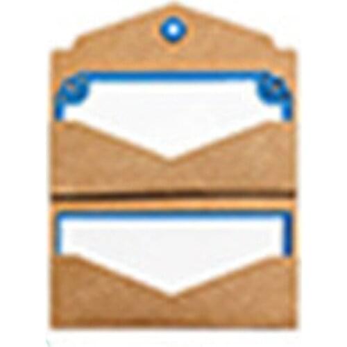 Double Envelope Folder Cutting Dies DIY Mold Paper Metal Craft Dies for Card Making Cut Dies 2021 Embossing New Molds