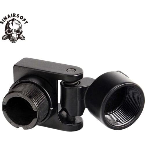 AK Metal Side Folding Butt Stock Adaptor Mount Fit For AR15 M4 AKs American Thread 1 3/16-16 UNC Paintball Hunting Accessories