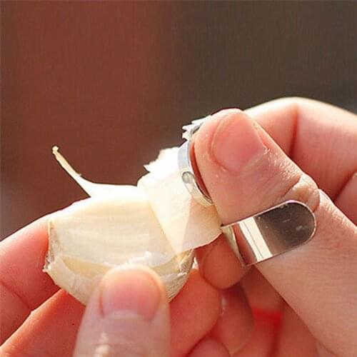 Mini Chestnut Peeler Multifunctional Ginger GarlicStainless Steel Peeling Tools Adjustable Ring Design Fruit&Vegetable Tools
