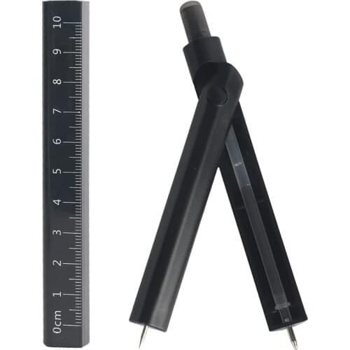 Multifunction 4 in 1 Professional Drawing Compass with Erasable Pen Ruler Eraser for Geometry Drafting Math Students
